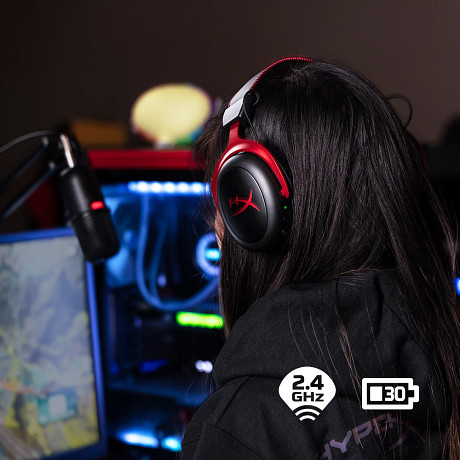 HP 4P5M0AA HyperX Cloud II – Gaming headset (fekete-vörös)
