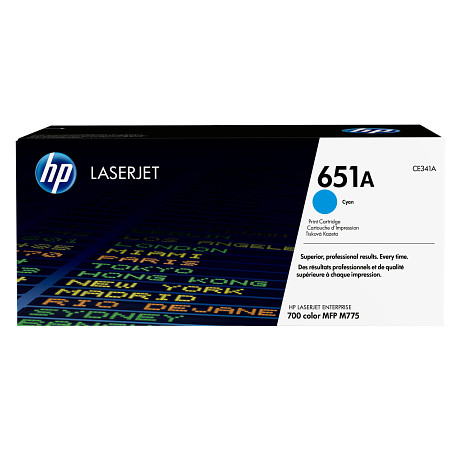 HP 651A CE341A cián toner / festékkazetta Color LaserJet 700 M775 (16000 old.)