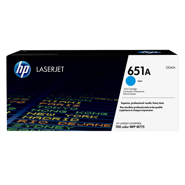 HP LaserJet 651A Cyan Print Cartridge