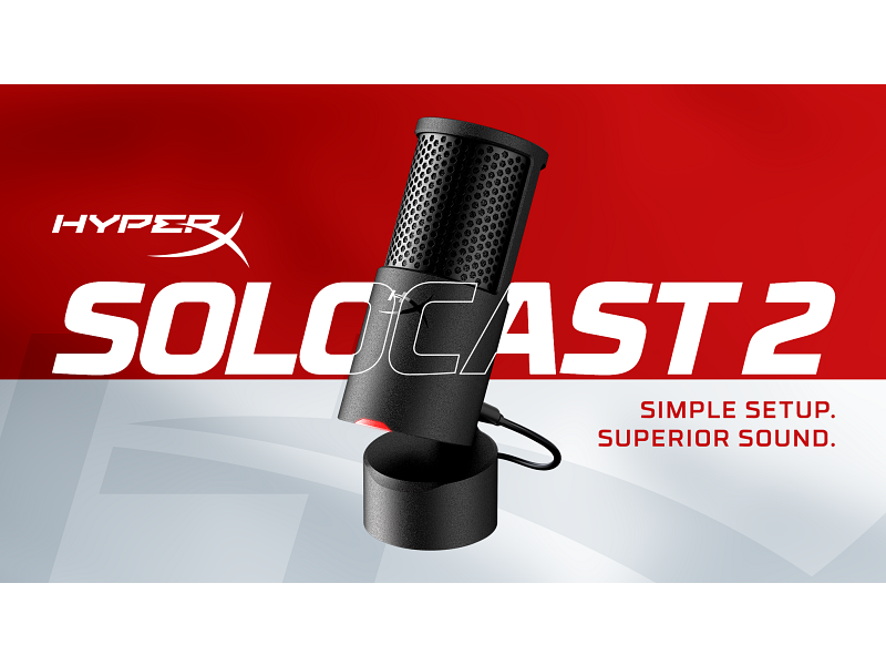HyperX Solocast 2 BLK Mic | HP® Saudi Arabia