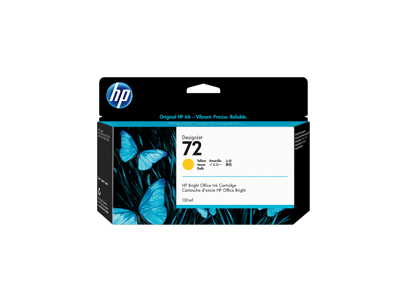 HP 72 130 ml Sarı DesignJet Mürekkep Kartuşu | HP® Türkiye
