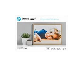 HP Advanced Photo Paper, Glossy, 65 lb, 13 x 19 in. (329 x 483 mm), 20 sheets CR696A