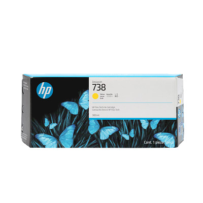 HP 738 Flex Tech Inks 300ml Yellow