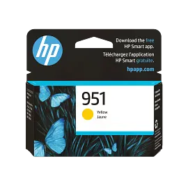 HP 951 Yellow Original Ink Cartridge, CN052AN#140