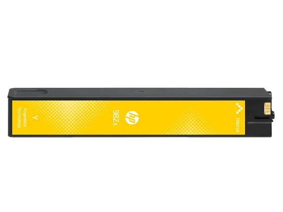 HP PageWide Supplies, HP 982A Yellow Original PageWide Cartridge, T0B25A