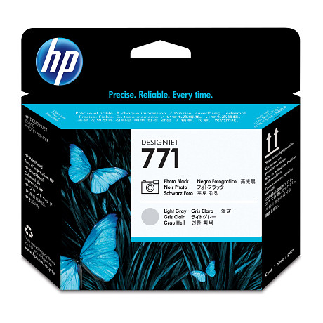 HP 771 fotó fekete és világosszürke nyomtatófej CE020A Z6200