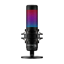 HyperX QuadCast S - USB Microphone - RGB Lighting - Black-Grey
