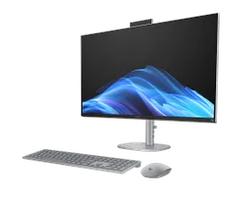 HP OmniStudio X All-in-One Desktop Next Gen AI 32-c1075t PC, Windows 11 Home, 31.5", Intel® Core™ Ultra 7, 16GB RAM, 1TB SSD, 4K UHD, Meteor silver