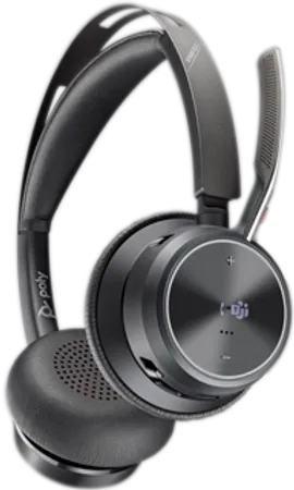 Poly Voyager Focus 2 Microsoft Teams Certified USB-C-C Headset +USB-C/A Adapter