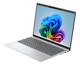 HP OmniBook 7 Aero Laptop Next Gen AI 13-bg1057nr 13.3", Windows 11 Home, AMD Ryzen™ AI, 16GB RAM, 1TB SSD, 2K, Glacier silver