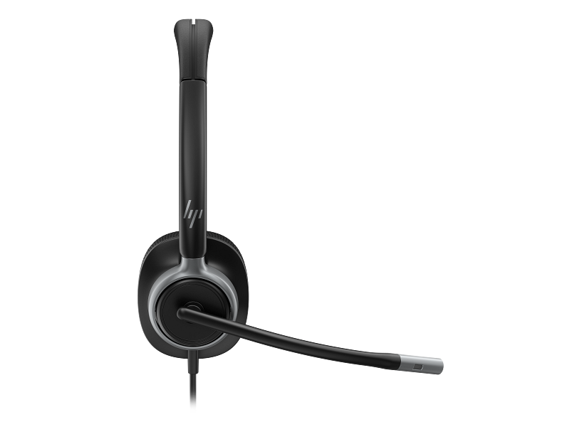 HP Poly Mission 625 USB Headset Stereo Catalog Transparent Boom Down Right Profile