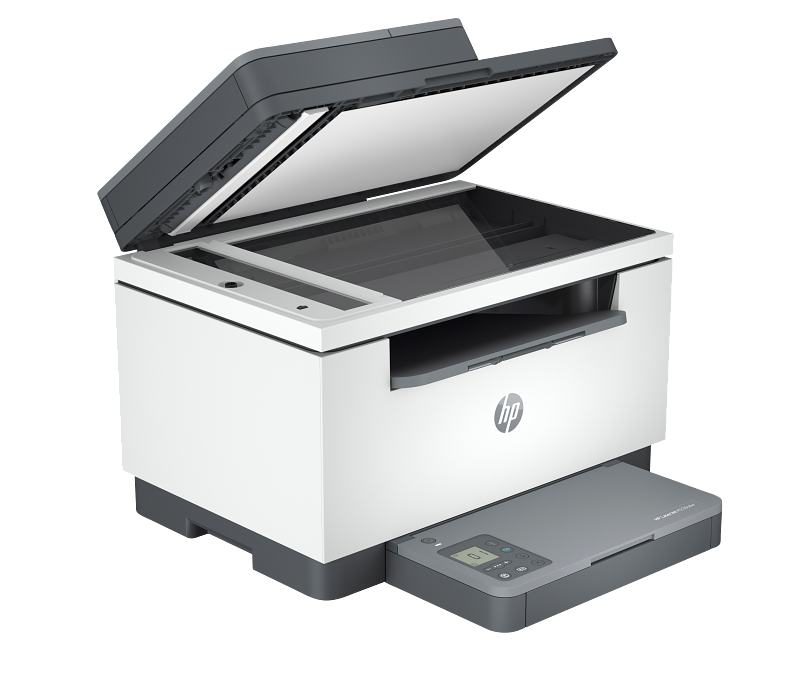 HP LaserJet MFP M236sdw Light Basalt right facing showing scanner
