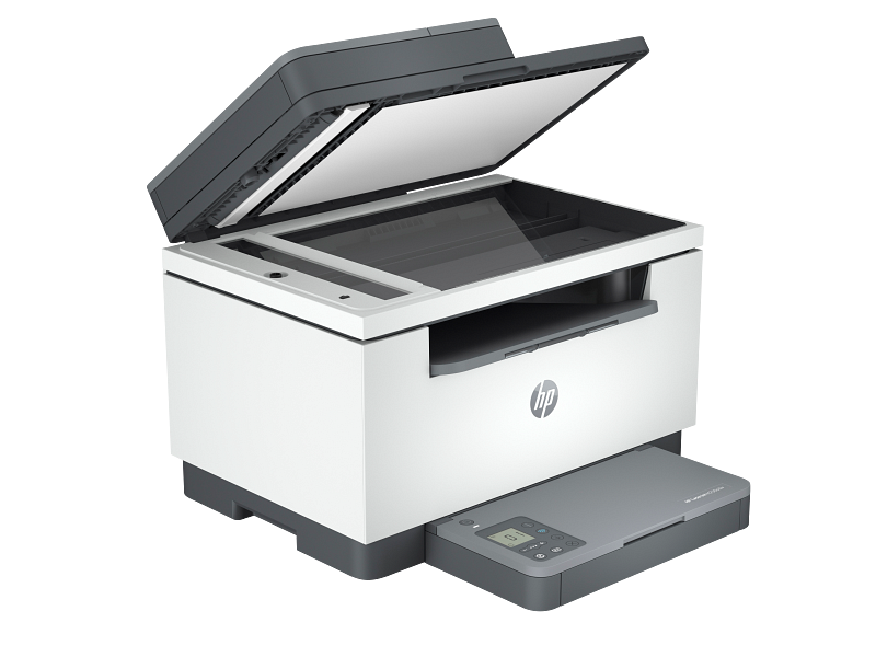 HP LaserJet MFP M236sdw Light Basalt right facing showing scanner