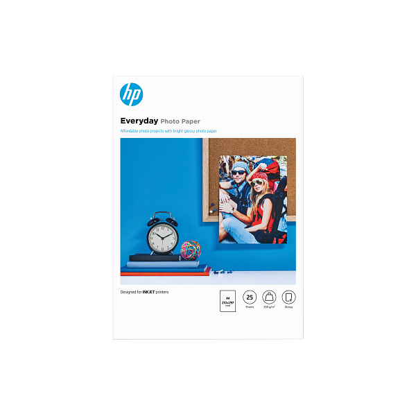 HP Everyday Photo Paper, Glossy, FSC, A4 size, 25 shts, Q5451A Q5451-00008