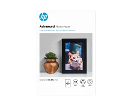 HP Advanced Photo Paper, Glossy, 65 lb, 4 x 6 in. (101 x 152 mm), 50 sheets F4T22A