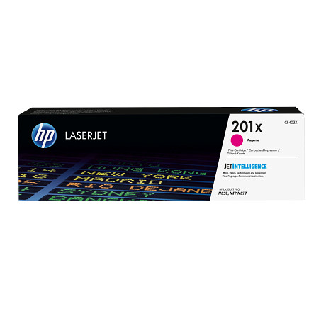 HP 201X CF403X nagy kapacitású bíbor eredeti LaserJet M252 M274 M277 tonerkazetta (2300 old.)