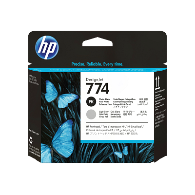HP 774 Photo Black/Light Gray DesignJet Printhead