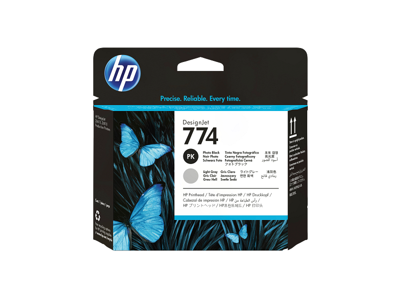 Cabezal de impresión HP DesignJet 774, negro fotográfico/gris claro | HP® Ecuador