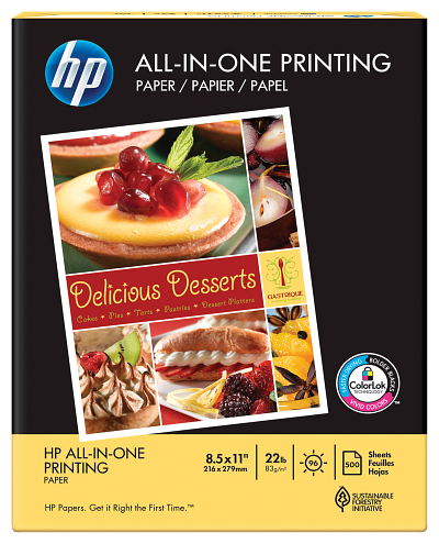 HP All-in-One Paper-10 reams/Letter/8.5 x 11 in