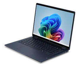 HP OmniBook X Flip 2-in-1 Laptop Next Gen AI 14, Windows 11 Home, 14", Touch screen, Intel® Core™ Ultra 9, 32GB RAM, 2TB SSD, 3K, Atmospheric blue