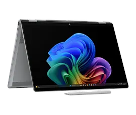 HP OmniBook X Flip 2-in-1 Laptop Next Gen AI 16-ar0087nr 16", Touch screen, Windows 11 Home, AMD Ryzen™ AI 7, 32GB RAM, 1TB SSD, 3K, Meteor silver