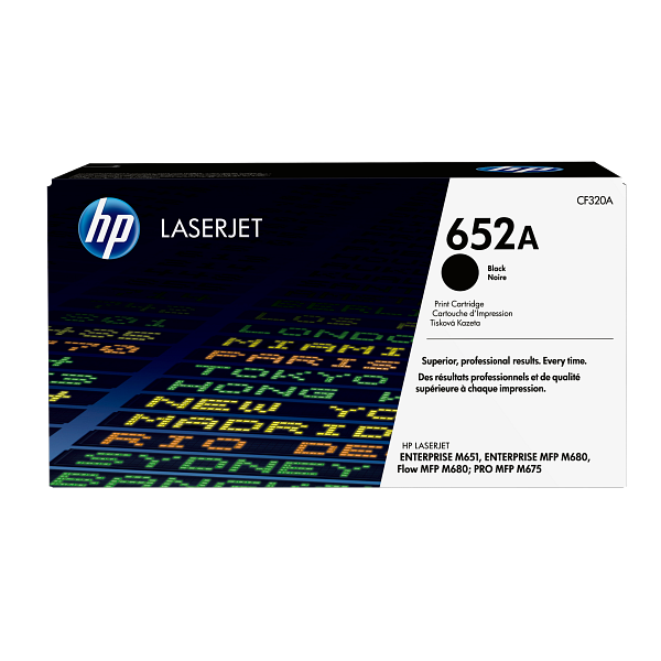 HP LaserJet 652A Black Print Cartridge