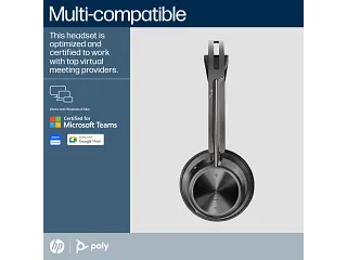 Poly Voyager Focus 2 Microsoft Teams Certified USB-C-C