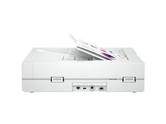 HP ScanJet Enterprise Flow N6600 fnw1 - Rear