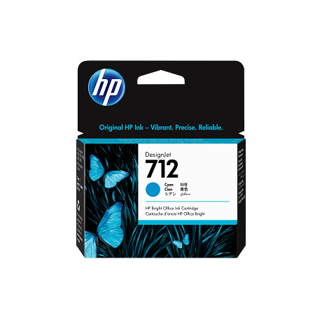 HP 3ED67A 712 29 ml-es ciánkék DesignJet tintapatron T250 T630 T650 Studio 24