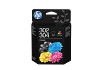 HP 302/304 háromszínű/fekete 2 darabos kombinált tintapatroncsomag Deskjet 1110 2130 3630 26xx 37xx Envy 4520 OfficeJet 3830 4650 (120/100 old.)