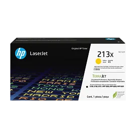 HP 213X High Yield Yellow Original LaserJet Toner Cartridge, W2132X