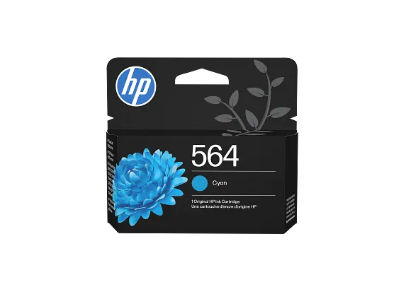 HP® 564 Cyan Original Ink Cartridge (CB318WN#140)