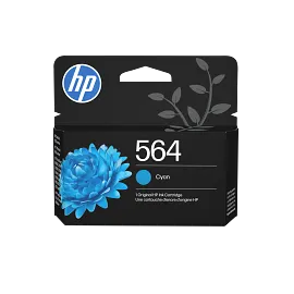 HP 564 Cyan Original Ink Cartridge, CB318WN#140