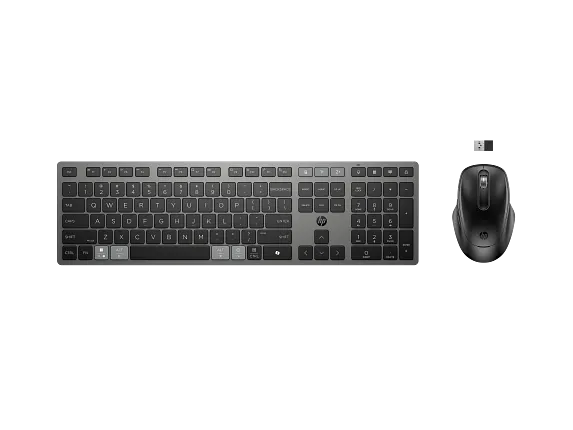 HP 725 Multi-Device Rechargeable Wireless Keyboard and Mouse Combo
