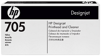 HP 705 Yellow DesignJet Printhead and Printhead Cleaner
