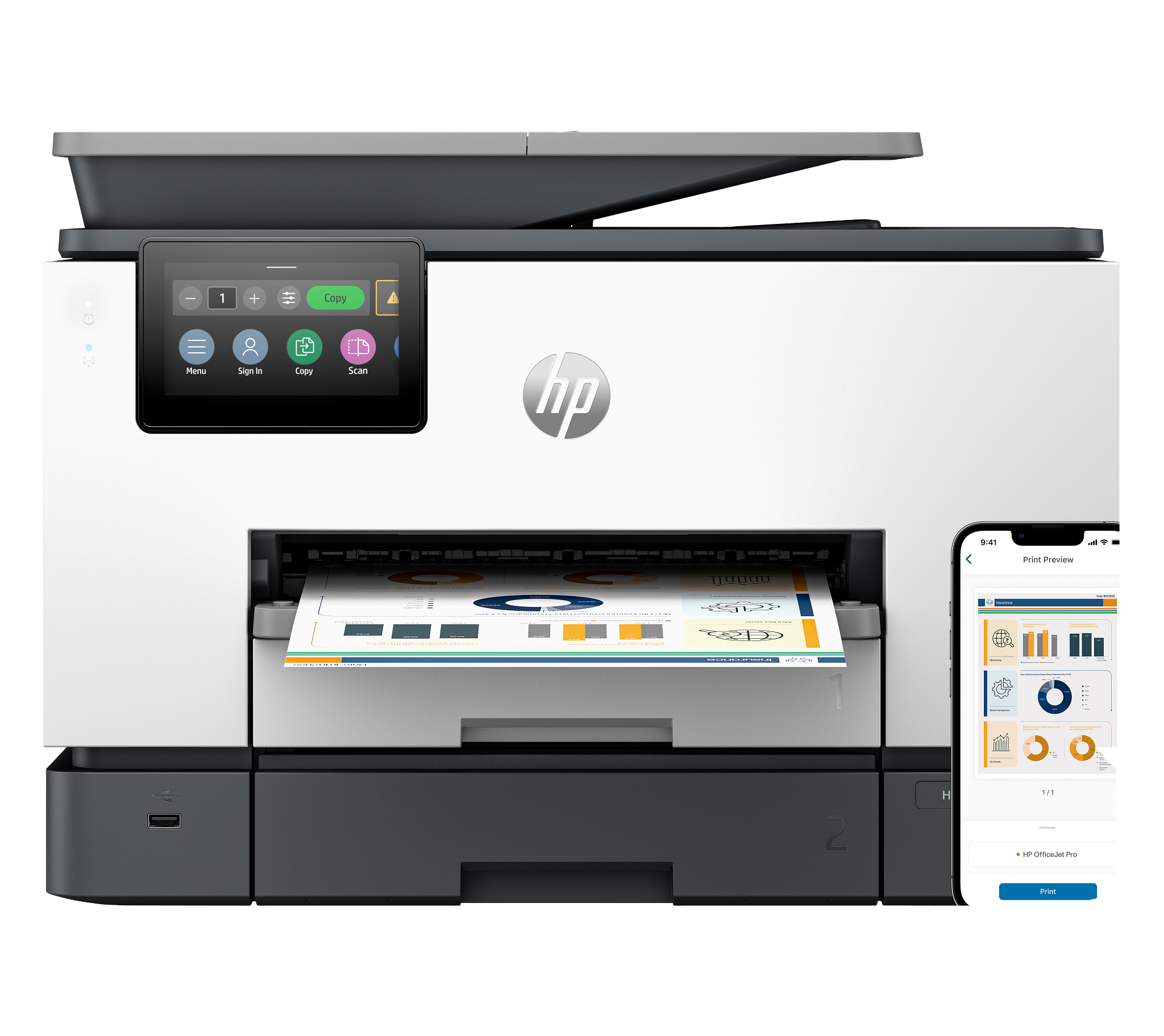 HP OfficeJet Pro 9130b All-in-One