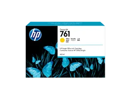 HP 761 400-ml Yellow DesignJet Ink Cartridge, CM992A