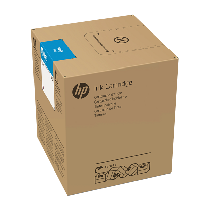HP 883 5-liter Cyan Latex Ink Cartridge