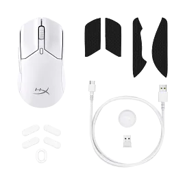 HyperX Pulsefire Haste 2 Mini - Wireless Gaming Mouse (White)