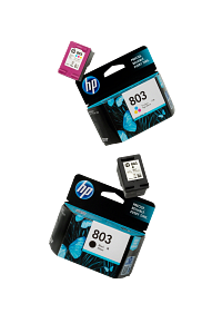 HP 803 2-pack Economy Black/Tri-color Original Ink Cartridges