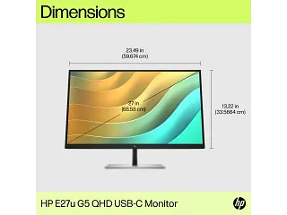 HP E27u G5 QHD USB-C Monitor - HP® Store