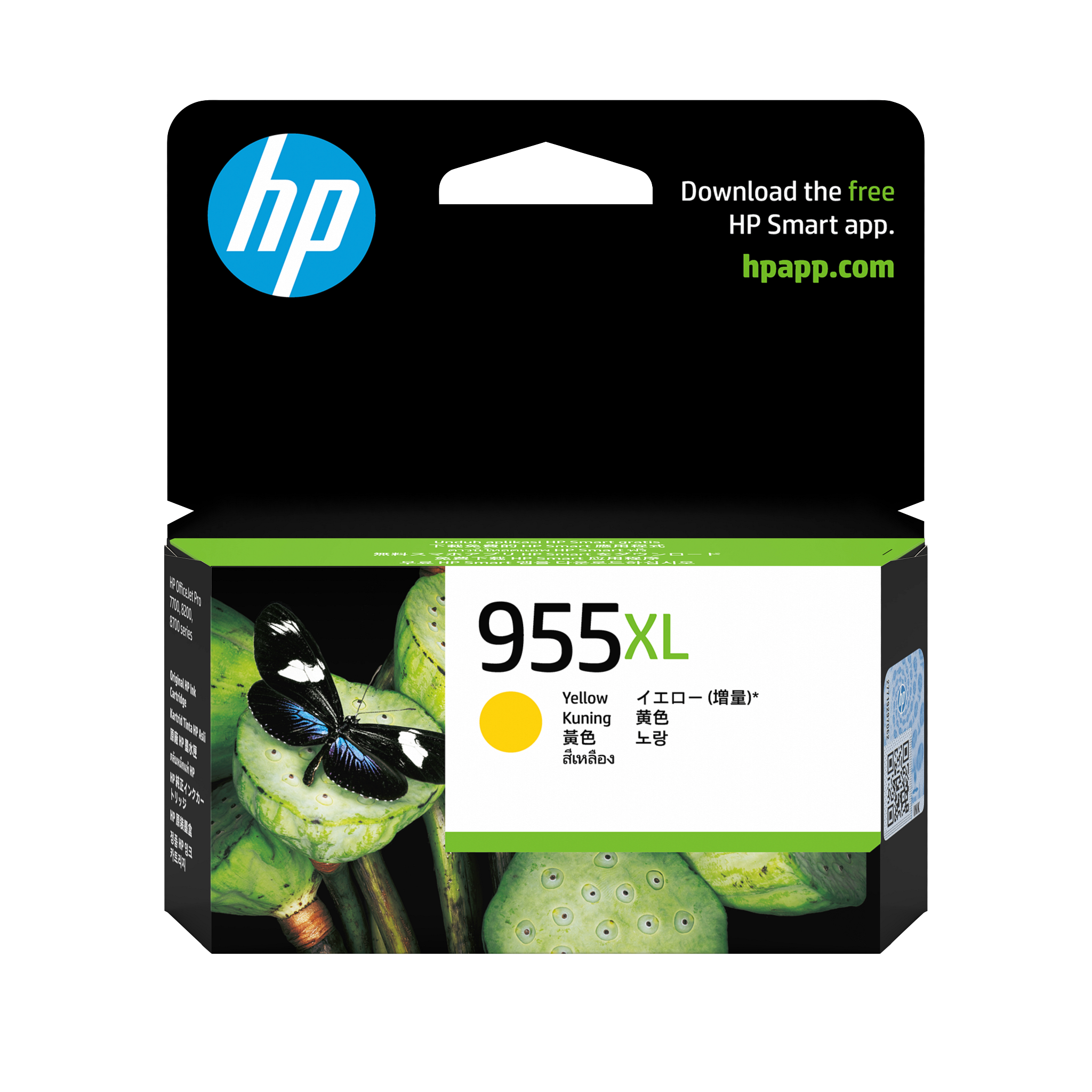 HP 955XL Yellow Original Ink Cartridge A4LB9A A4LB9-80001