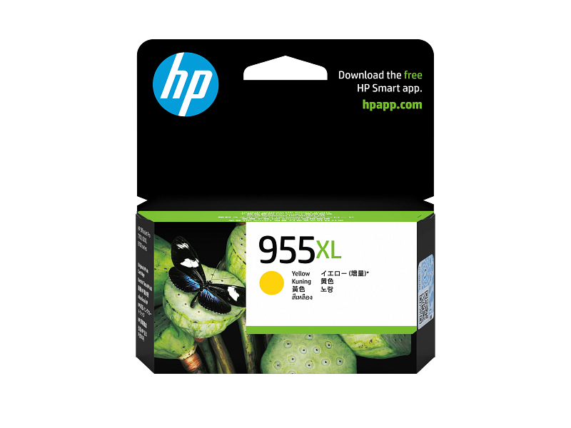 HP 955XL Yellow Original Ink Cartridge A4LB9A A4LB9-80001