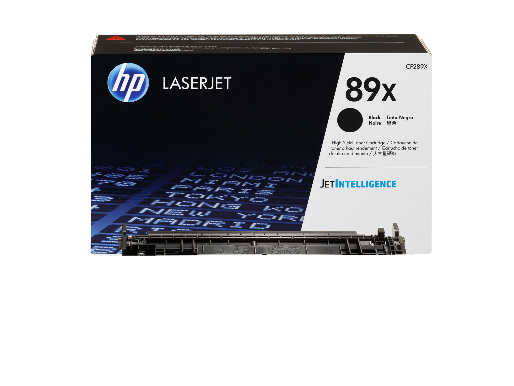 HP 89X High Yield Black Original LaserJet Toner Cartridge, ~10,000 pages, CF289X - Afbeelding 1 van 8
