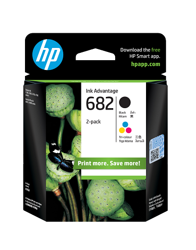 HP 682 Color/Black Ink Cartridge Combo 2-Pack
