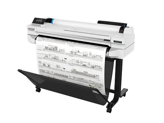 Series 3 of 4 HP DesignJet Large Format Printers, HP DesignJet T530 Large Format Wireless Plotter Printer - 36", with Mobile Printing (5ZY62A)