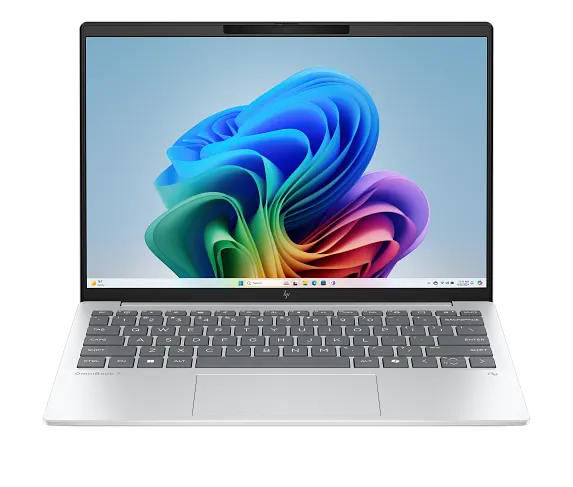HP Home Laptop PCs, HP OmniBook 7 Aero NGAI 13, Windows 11 Pro, 13.3", AMD Ryzen™ AI 7, 16GB RAM, 1TB SSD, 2K, Glacier silver