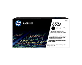 HP 652A Black Original LaserJet Toner Cartridge, CF320A