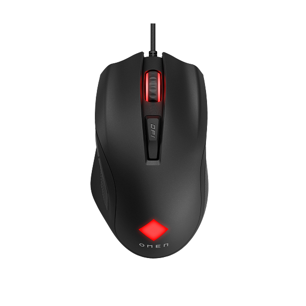 20C1 - OMEN by HP Vector Mouse Shadow Black/Red Top Down