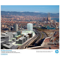 HP F9A30D DesignJet T830 36 hüvelykes többfunkciós nyomtató